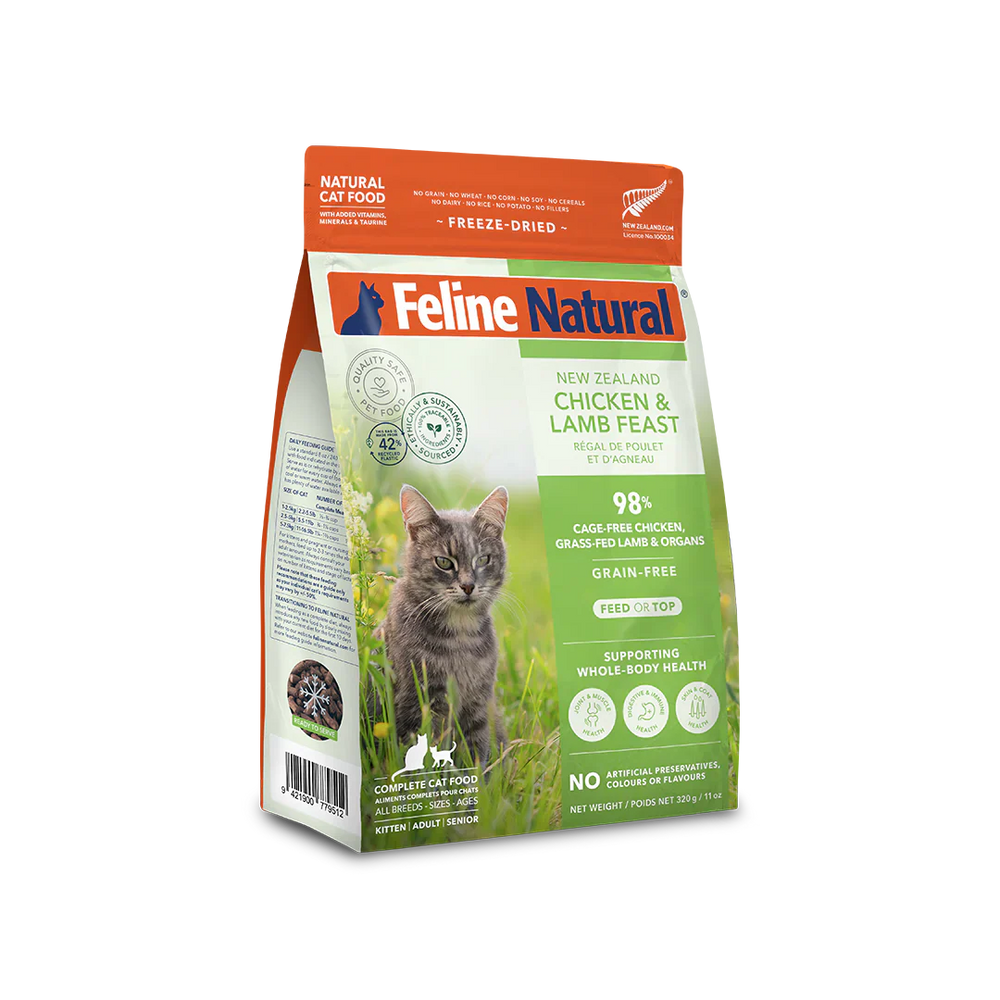 Chicken & Lamb Feast Freeze-Dried Cat Food