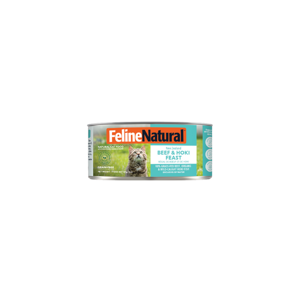 Beef & Hoki Feast Canned Cat Food