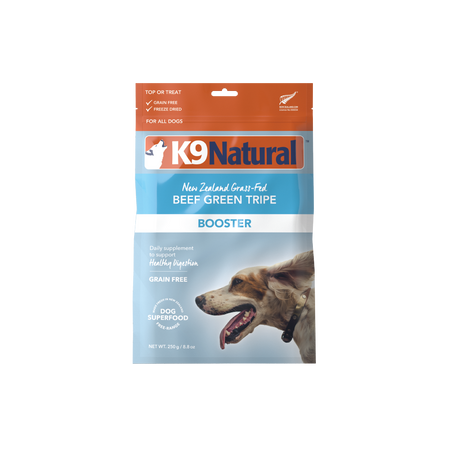 K9 Natural Beef Green Tripe 250g×5袋 Beef Green Tripe, Freeze-Dried Booster, Dog Food Supplement