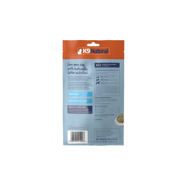Beef Green Tripe Freeze-Dried Booster
