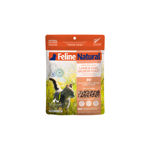 Lamb & King Salmon Feast Freeze-Dried Cat Food