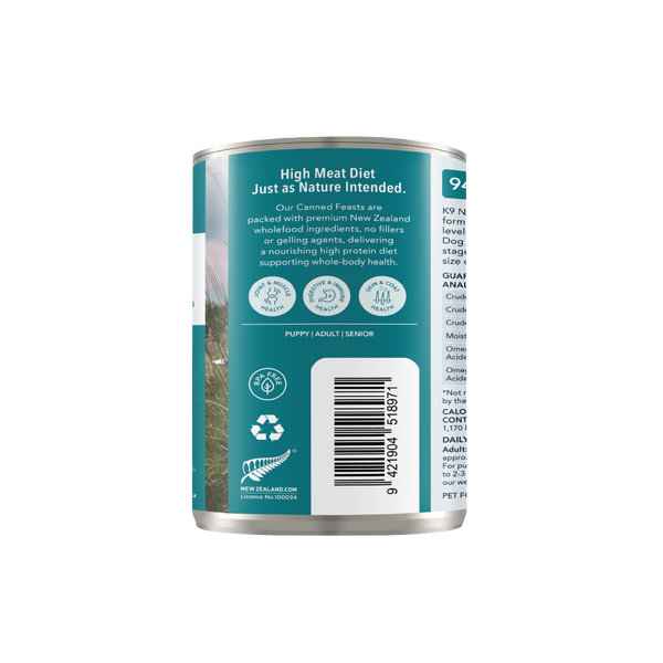 Hoki & Beef Feast Canned Dog Food