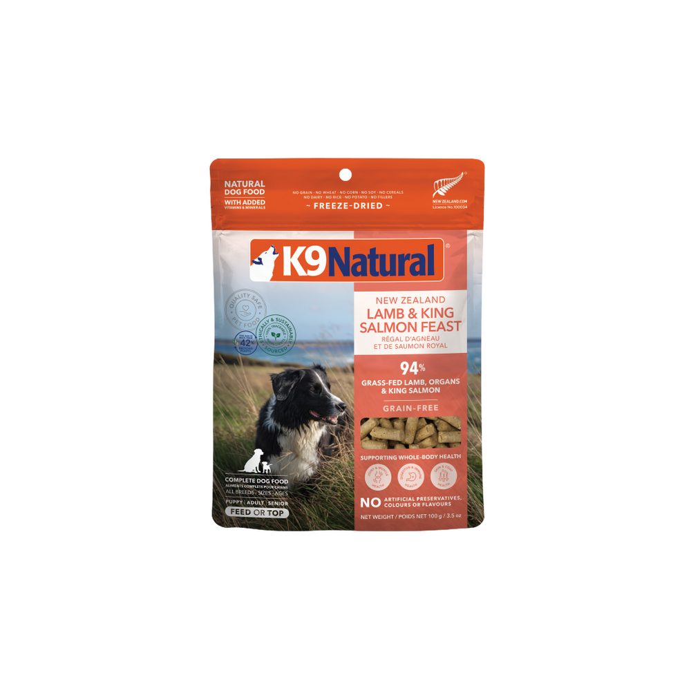 Lamb & King Salmon Feast Freeze-Dried Dog Food