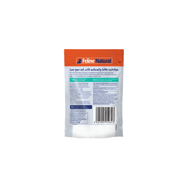 Hoki & Beef Feast Pouch Cat Food