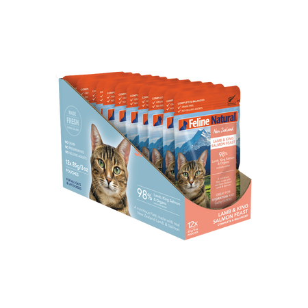 Lamb & King Salmon Feast Pouch Cat Food Lamb & King Salmon Feast Pouch Cat Food