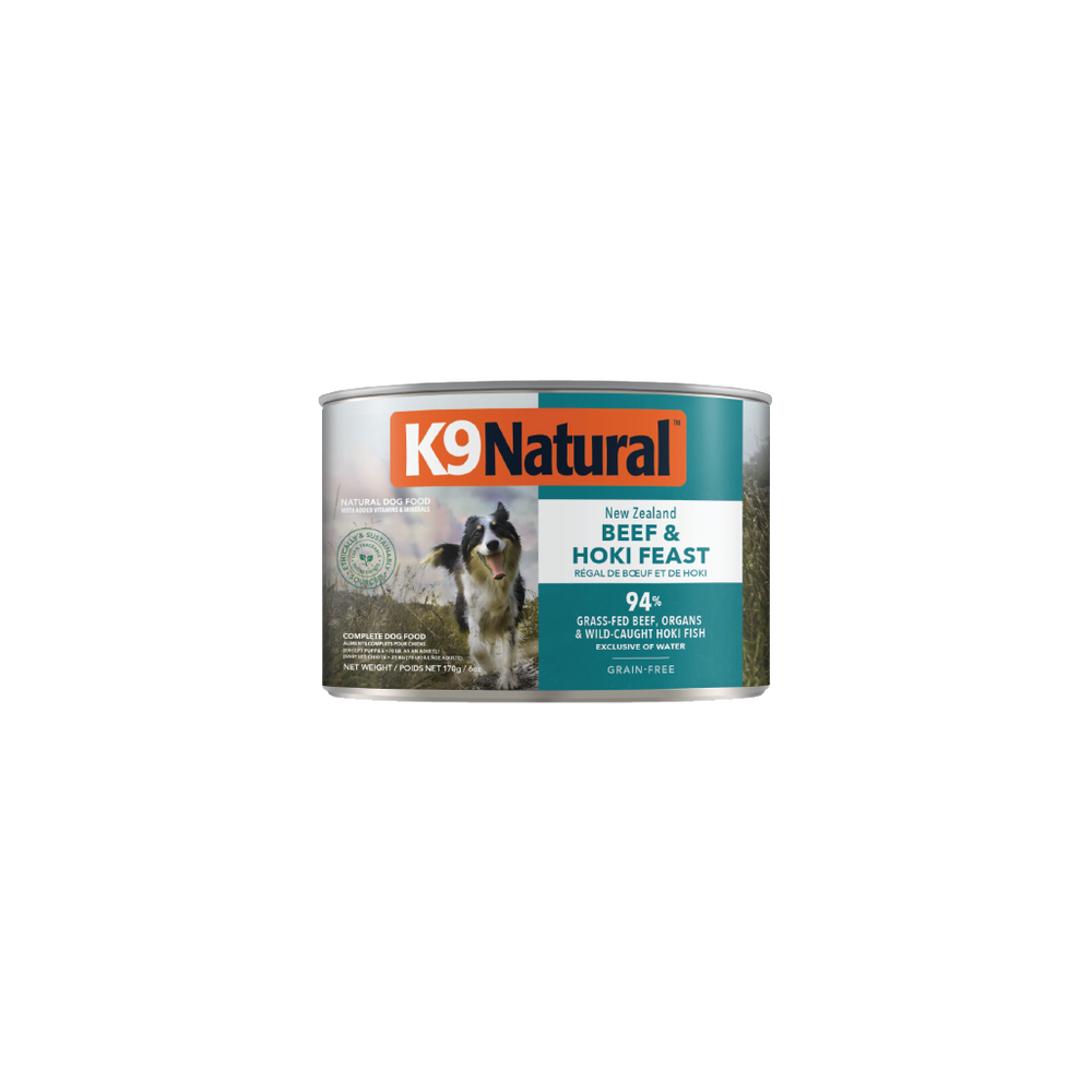 Hoki & Beef Feast Canned Dog Food