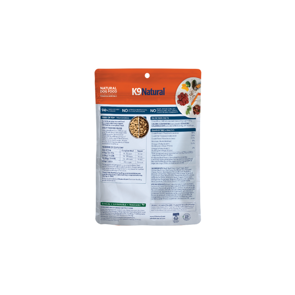 Beef Feast Freeze-Dried Dog Food